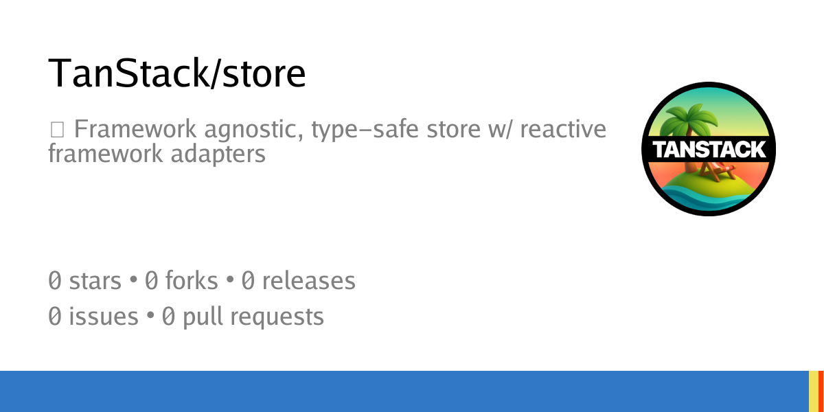 TanStack/store: 🤖 Framework agnostic, type-safe store w/ reactive ...