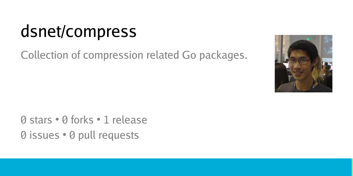 dsnet/compress: Collection of compression related Go packages. - upd.dev