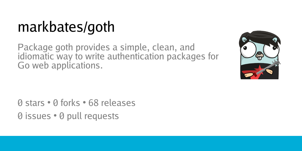 markbates/goth: Package goth provides a simple, clean, and idiomatic ...