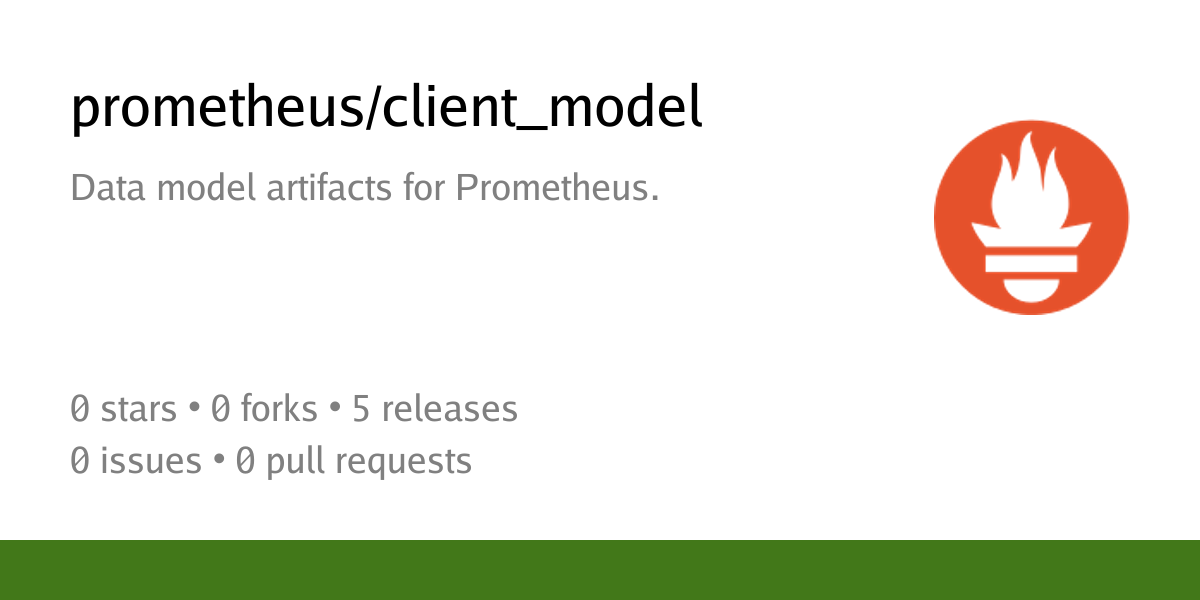 prometheus/client_model: Data model artifacts for Prometheus. - upd.dev