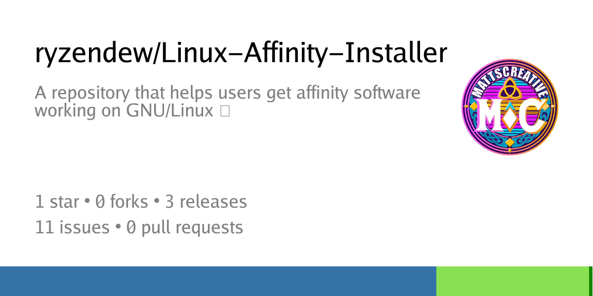ryzendew/Linux-Affinity-Installer: A repository that helps users get ...